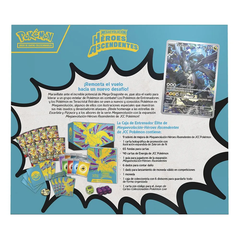 Pokémon TCG Héroes Ascendentes – Elite Trainer Box (Español) Preventa 20/02/2026 - Imagen 3