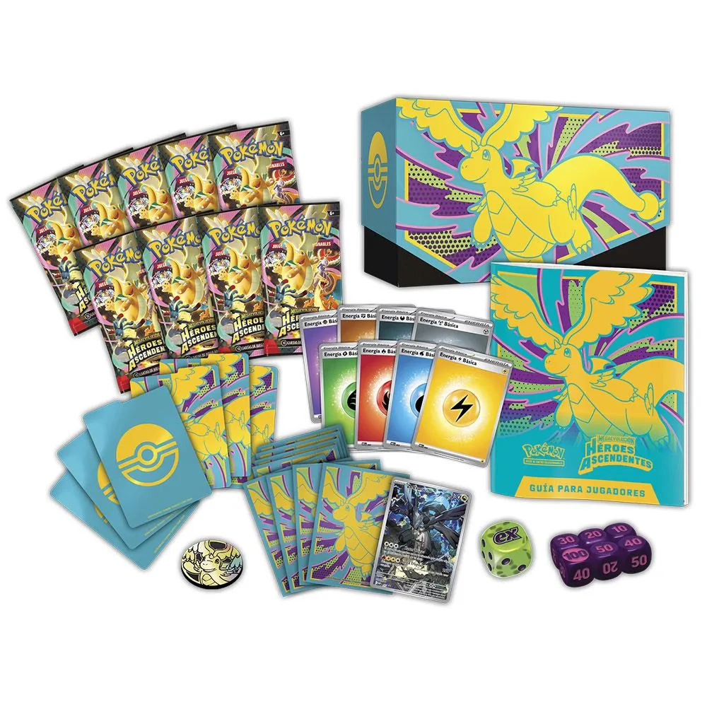 Pokémon TCG Héroes Ascendentes – Elite Trainer Box (Español) Preventa 20/02/2026 - Imagen 2